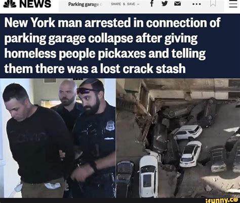 new york man arrested in connection with parking garage collapse